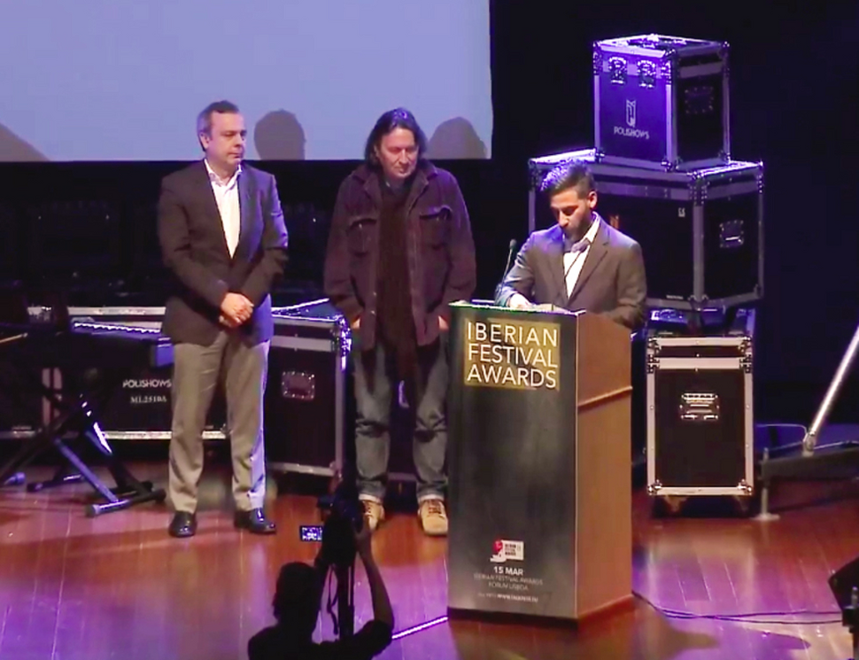 Cerim&oacute;nia de entrega de pr&eacute;mios